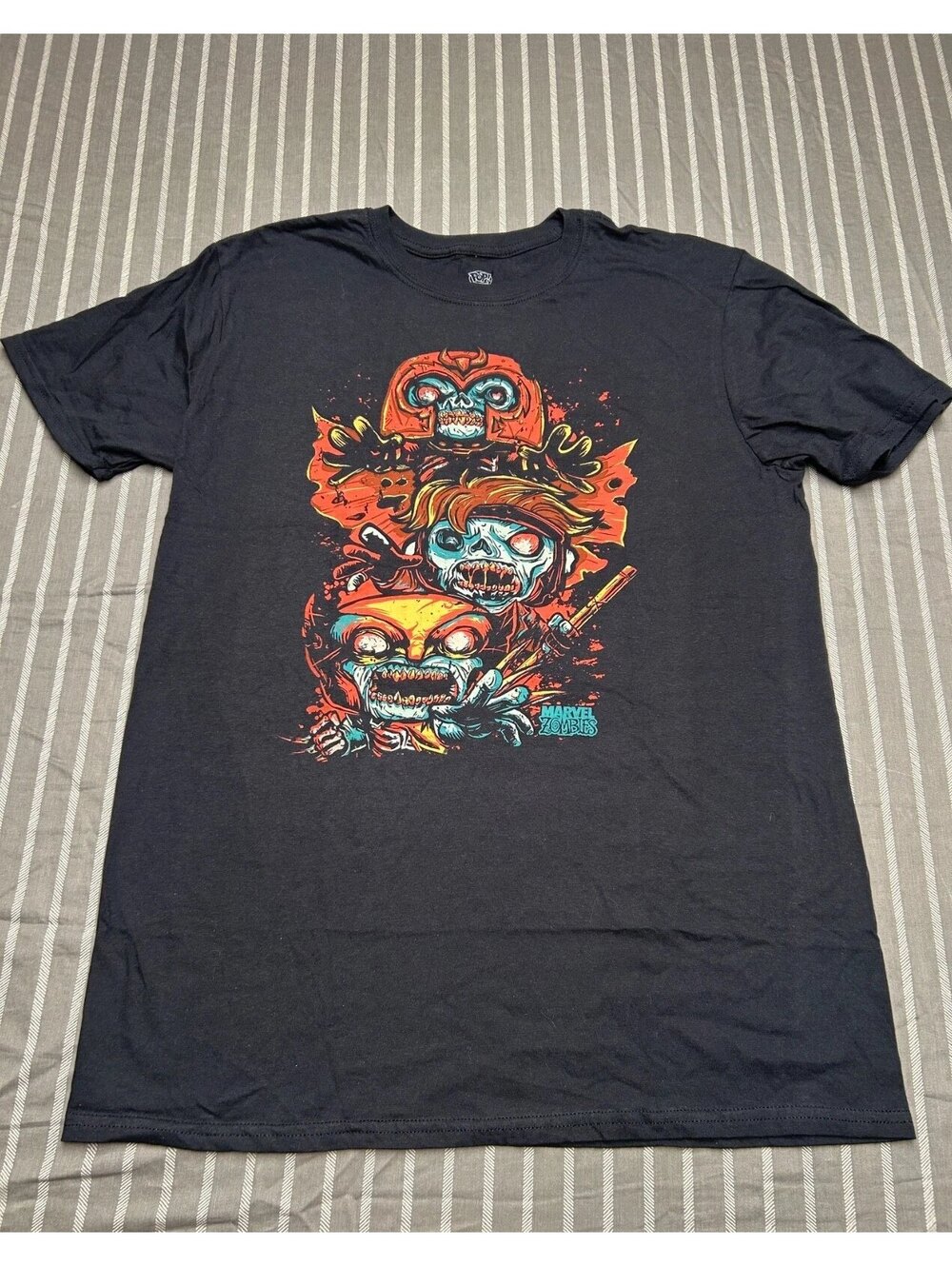 Funko Pop! Tees Marvel Zombies Black Graphic T-Shirt Men's Large